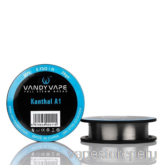 Bobinas De Alambre Especiales Vape Recargable Vandy Vape Kanthal A1 - 28ga / 5.73ohm - 30 Pies